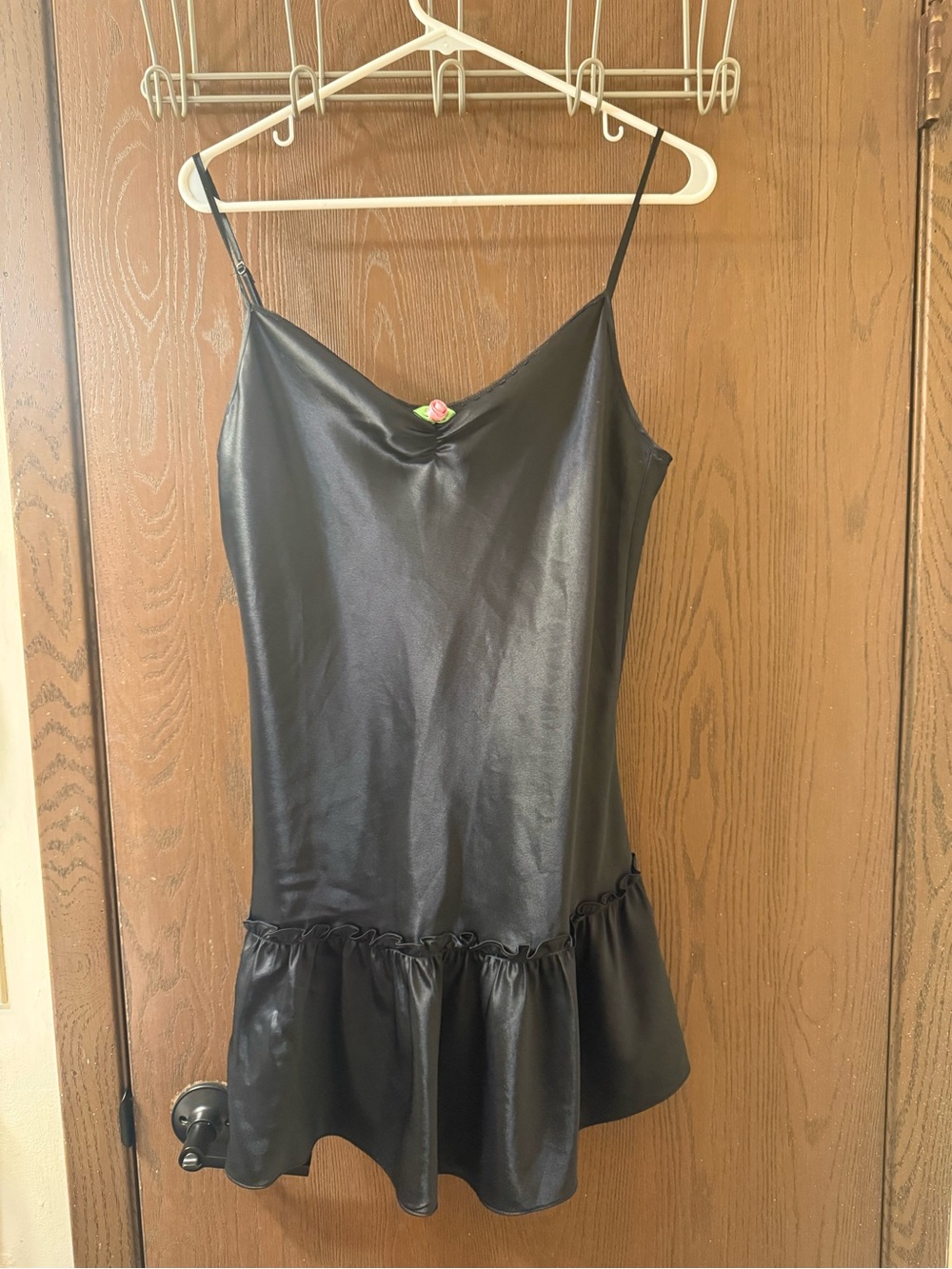 Betsey Johnson Black Slip Dress